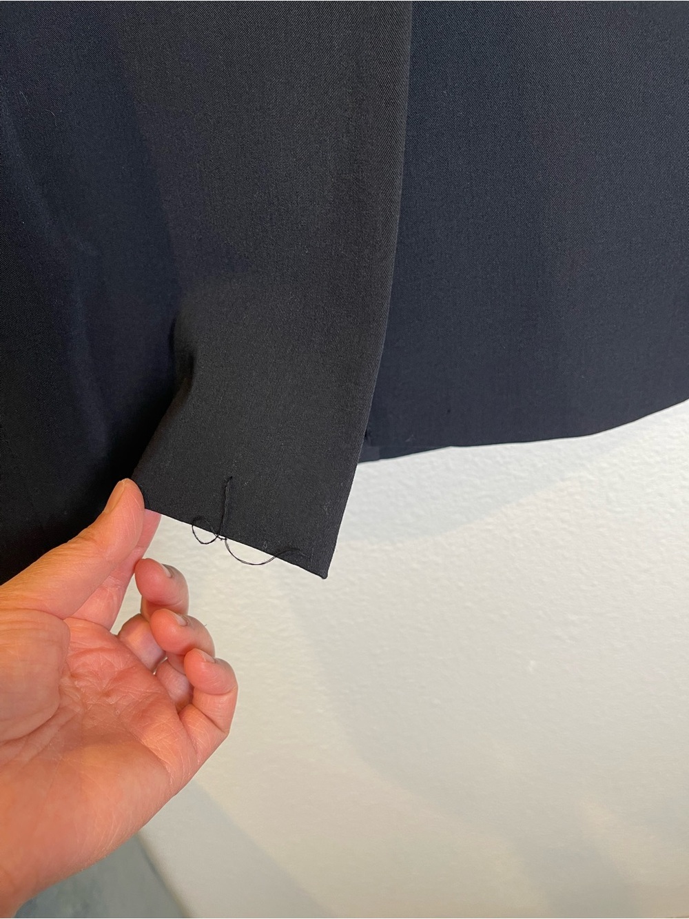 All Saints Ariah Blazer Size 6 Black Double Breasted Minimalist Luxury Career - Picture 6 of 14